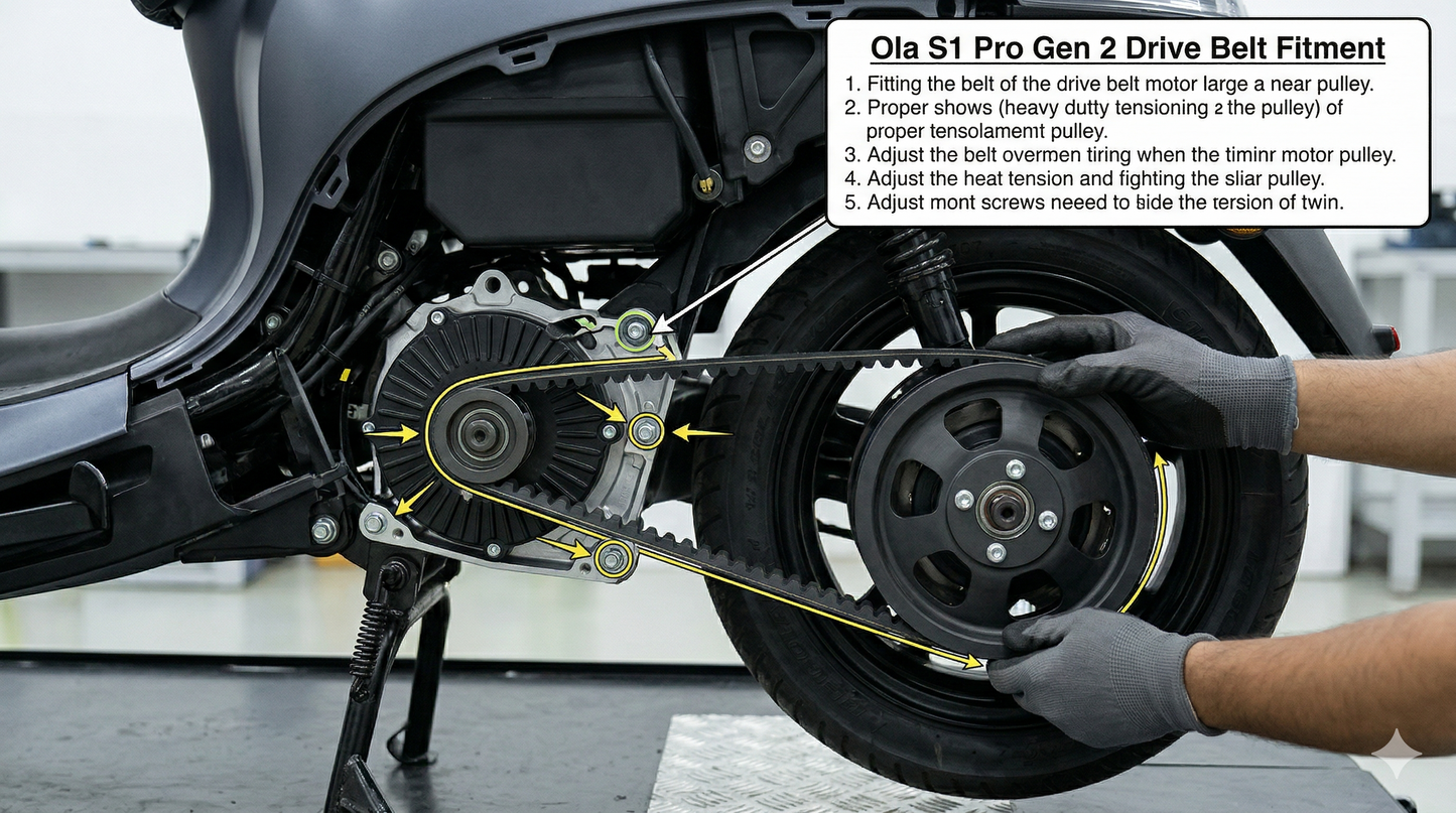 Fan V Belt Compatible for Ola S1 (2nd Gen Only)