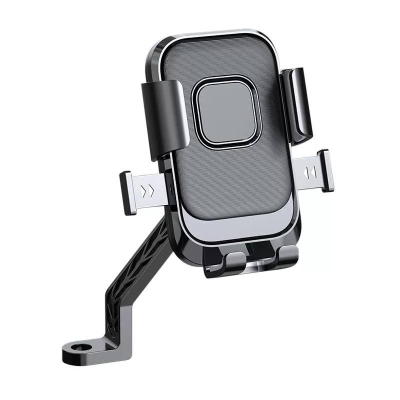 Mobile Phone Holder for Bike & Scooter (Mirror Fit | Push Lock)