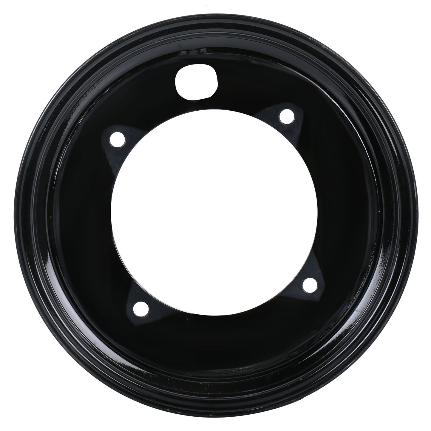 Wheel Rim Compatible For Yamaha Ray/Fascino (Black) (10 Inch)