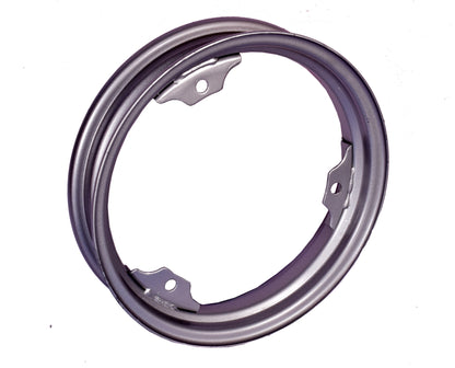 Wheel Rim Compatible For Tvs Scooty Pep (Silver) (10 inch, Tubeless)
